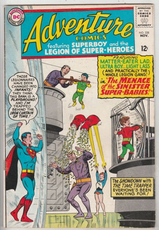 Adventure Comics #338 (Nov-65) FN+ Mid-High-Grade Legion of Super-Heroes, Sup...