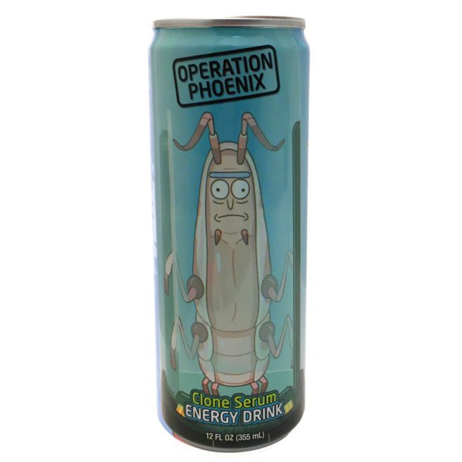 RICK & MORTY OPERATION PHOENIX ENERGY DRINK 12 Pack 12 ounce cans