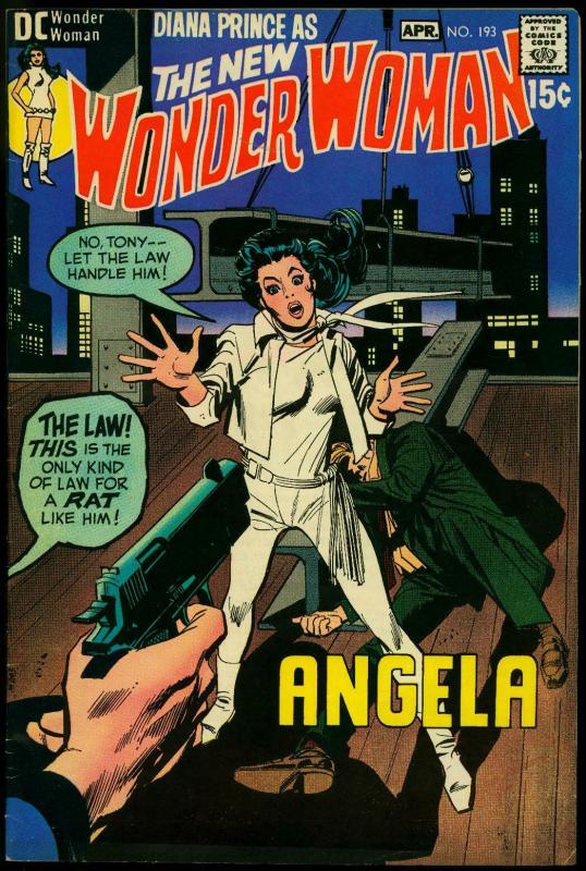 Wonder Woman #193 1971- DC comics- Angela- Diana Prince FN