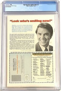 Spectacular Spider-Man #1 (1976) - CGC 7.0 VF *1st App Lightmaster*