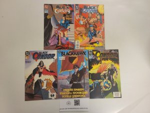 5 DC Comics #10 12 Black Canary + #1 7 Black Condor + #2 Blackhawk 34 TJ27