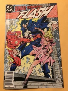 THE FLASH #2 : DC 7/87 VF; VANDALL SAVAGE, Mike Baron, Jackson Guice art