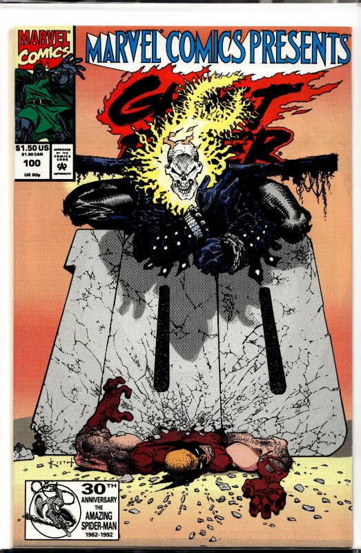 Marvel Comics Presents #100 Direct Edition (1992) Wolverine