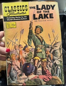 Classics Illustrated #75 Variant Cover (1950)