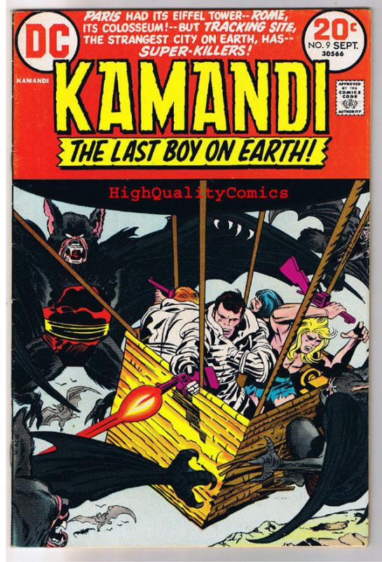 KAMANDI #9, FN, Jack Kirby, Last Boy on Earth, 1972, more JK in store