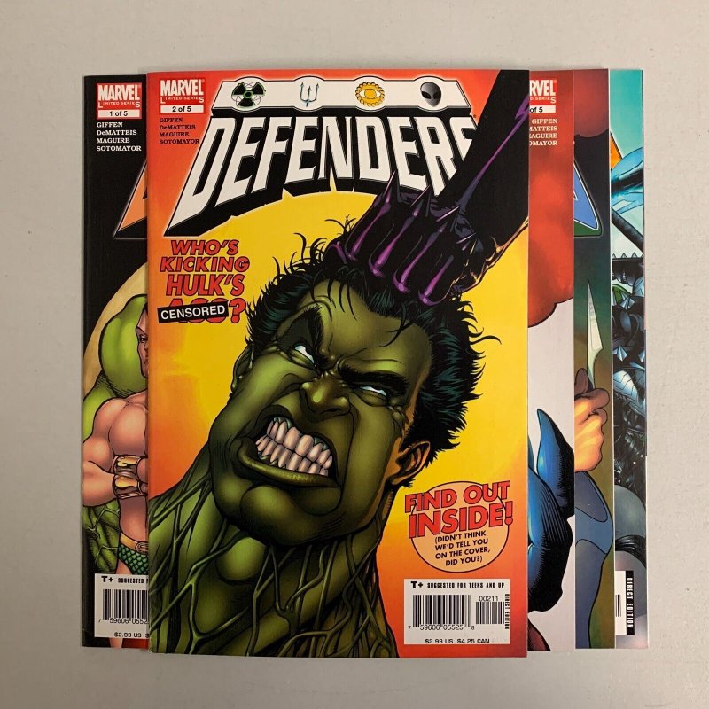 Defenders #1-5 Set (Marvel 2005) 1 2 3 4 5 Keith Giffen J.M. DeMatteis (8.5+)  