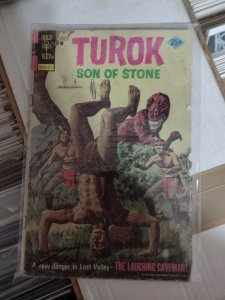 TUROK SON OF STONE #100 1975 GOLD KEY laughing caveman