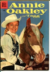 Annie Oakley and Tagg #9 1956-Dell-Gail Davis TV series photo cover-VF-