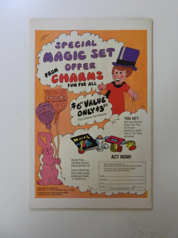 Super Friends #1 (1976) VG+ condition bottom staple detached from cover