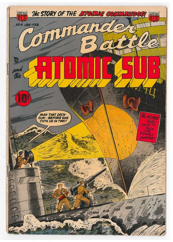 Commander Battle and the Atomic Sub (1954) #4 FN