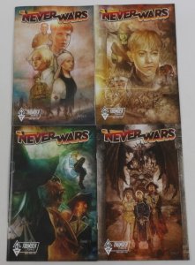 NeverWars #1-8 VF/NM complete series + 1B + 1C - Wonderland Oz Neverland ; AMP
