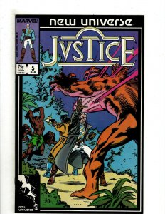 12 Justice Marvel Comics # 1 2 3 4 5 6 7 8 9 10 11 12 New Universe RB2 