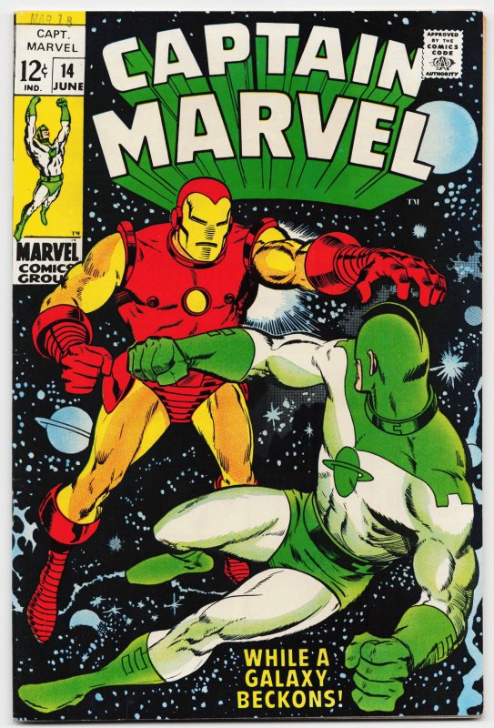 Captain Marvel #14 (1969) Captain Marvel