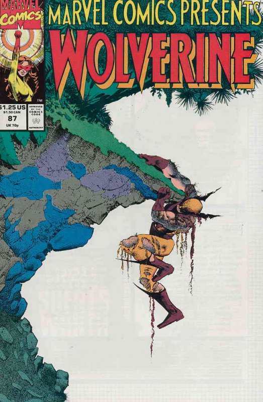 Marvel Comics Presents #87 VF/NM ; Marvel | Wolverine Sam Kieth