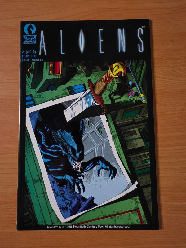 Aliens #2 2nd Print ~ VERY FINE - NEAR MINT NM ~ 1988 Dark Horse Comics