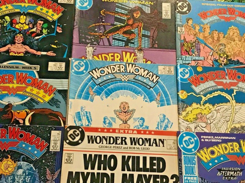 WONDER WOMAN#1-26 VF LOT 1987 (20 BOOKS) GEORGE PEREZ DC COMICS