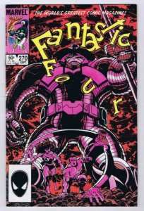 Fantastic Four #270 ORIGINAL Vintage 1984 Marvel Comics Wyatt Wingfoot