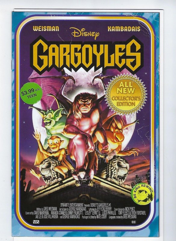 Gargoyles #1 1:20 VHS Style Packaging Variant HTF (2023) {VF/NM}