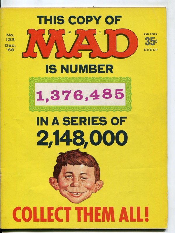 Mad-Magazine-#123-Dec-1968-Mort Drucker-Don Martin-David Berg