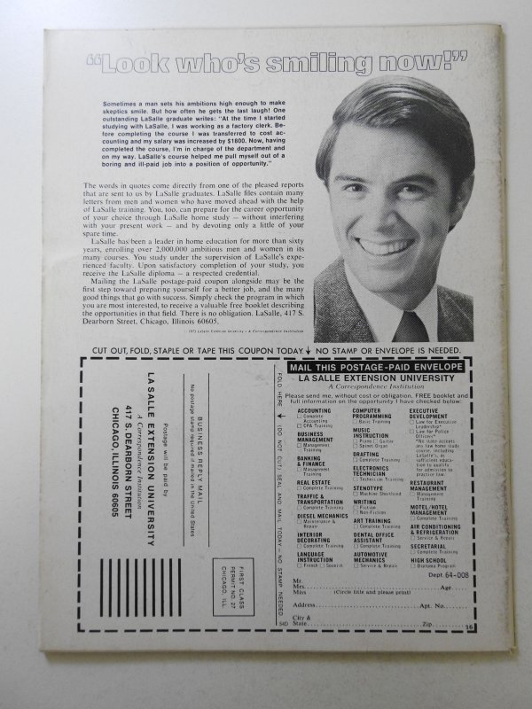 Tales of The Zombie #10 Starring Brother Voodoo! Sharp Fine/VF Condition