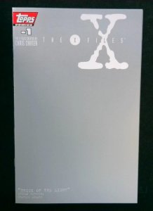 X-Files #-1, Silver, Trick of the Light Topps, 1996