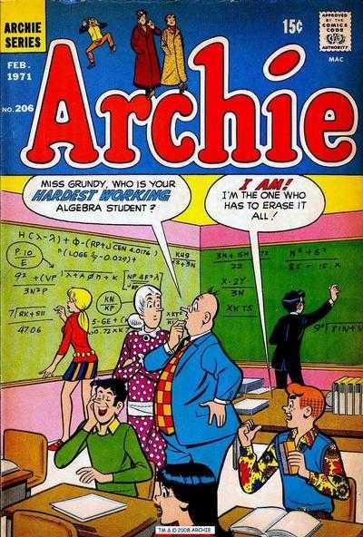 Archie Comics #206, Fine+ (Stock photo)