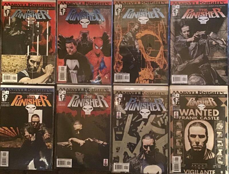 PUNISHER (MARVEL KNIGHTS)VOLUME 6 #1-8 UNREAD NM