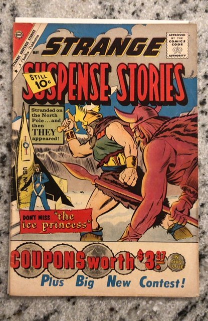 Strange Suspense Stories #53 (1961) Charlton  Comic Book JH6