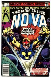 NOVA #25-comic book MARVEL BRONZE-AGE 1979-LAST ISSUE 