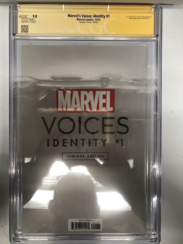 Marvel’s Voices: Identity (2021) # 1 (CGC 9.8 SS) Census = 13•Signed By Momoko