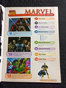 1998 Sept MARVEL COMICS CATALOG Magazine FN+ 6.5 Marvel Knights Daredevil Poster