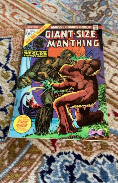 Giant-Size Man-Thing #1 1974 Battle The Blob vs Man-Thing! High-Grade VF/NM Utah