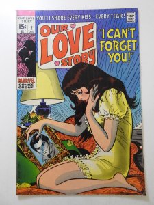 Our Love Story #2 (1969) Sharp Fine- Condition!