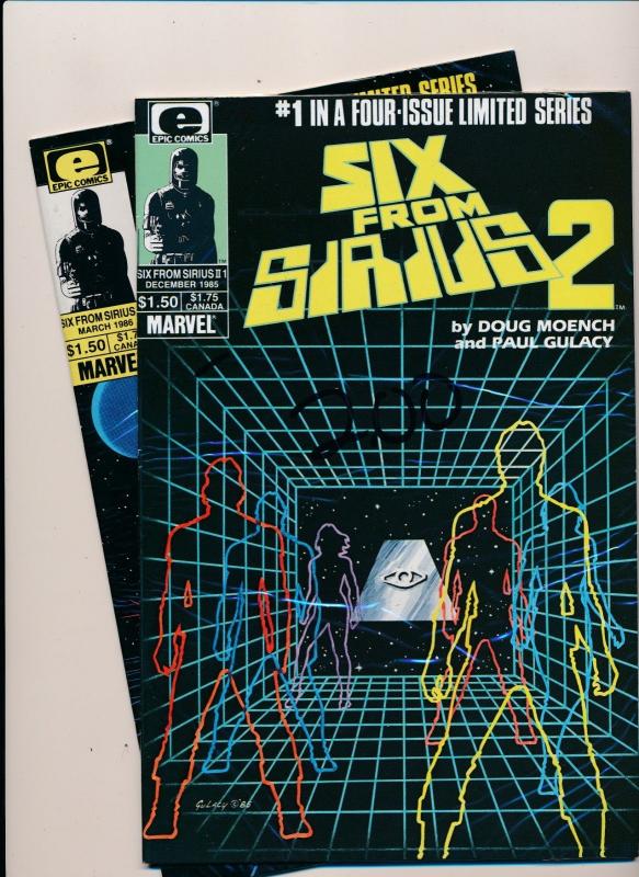 Epic Comics Set of 2-SIX FROM SIRIUS #1, #4 VERY FINE  (HX924) 