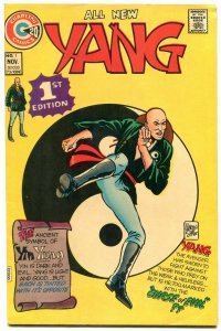 Yang #1 1973- Charlton Comics- Martial Arts superhero VF-