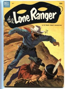 LONE RANGER #61-HIGH GRADE 1953-DELL TONTO  SILVER VF