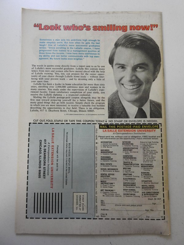 Jungle Action #24 (1976) VG+ Condition tape residue fc