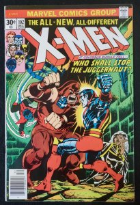 X-Men #102 1st Juggernaut Vs Colossus Battle Origin Storm Marvel 1976 Marvel FN