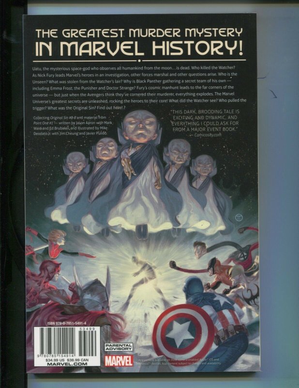 ORIGINAL SIN (VF/NM) WHO SHOT THE WATCHER?? 2015