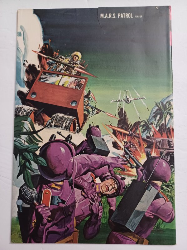 Mars Patrol Total War #4 - Gold Key - 1967 - VF
