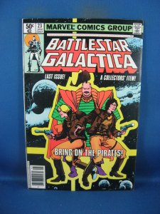 BATTLESTAR GALACTICA 23 VF- LAST ISSUE 1981 MARVEL