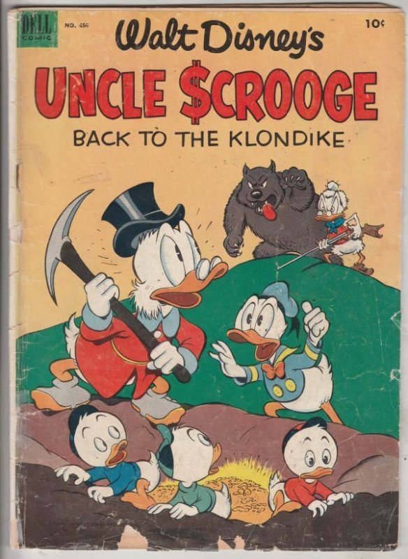 Four Color #456 (Mar-53) GD/VG Affordable-Grade Uncle Scrooge, Donald Duck, H...