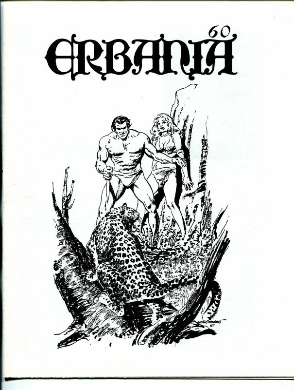 Erbania #60 1989 -Edgar Rice Burroughs-Tarzan-Gray Morrow-info-pix- VG