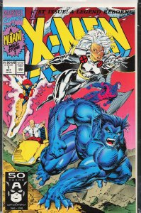 X-Men #1 Storm and Beast Cover (1991) X-Men [Key Issue]