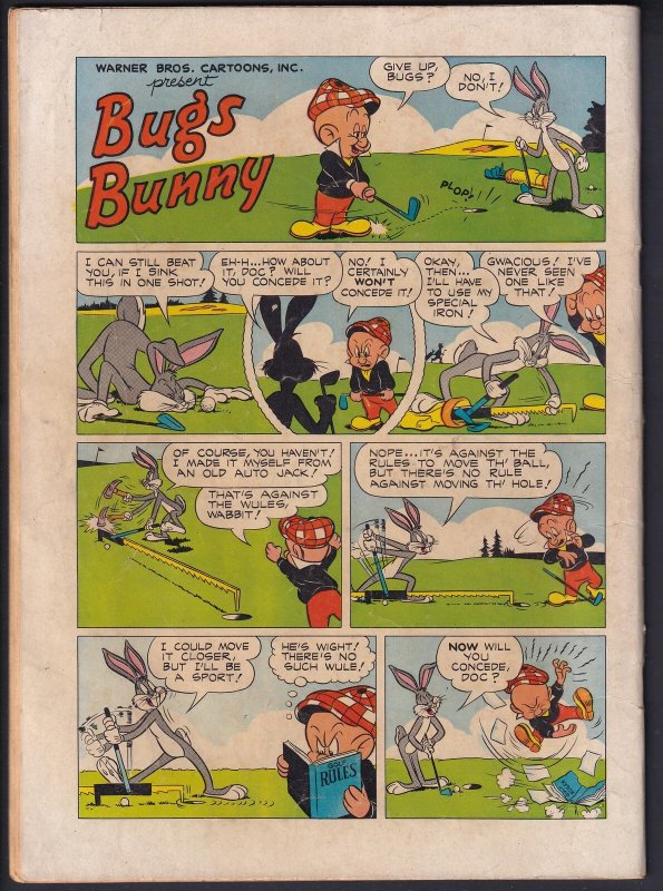 Four Color 347 (1951) VG- Bugs Bunny Dell Comics