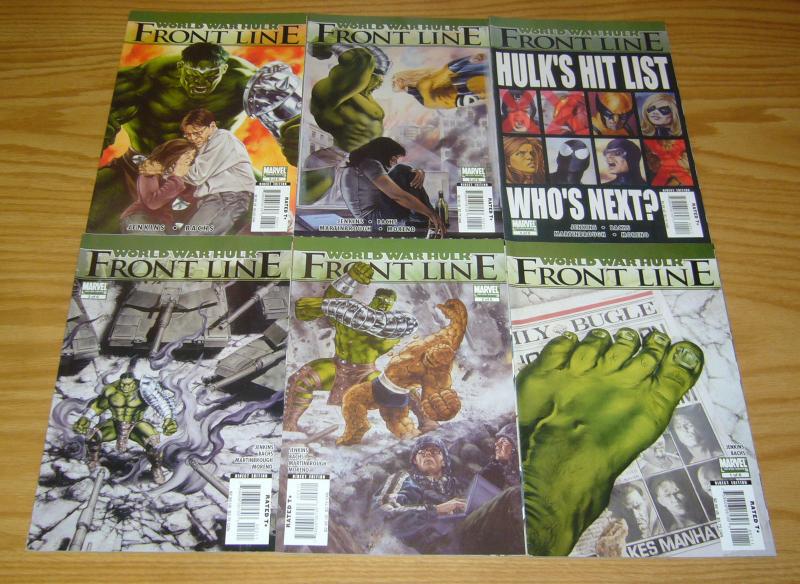 World War Hulk: Front Line #1-6 VF/NM complete series  peter david  paul jenkins