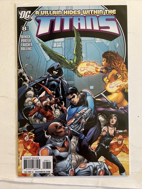 TITANS #1-14 Dc Comics 2008 Save Combine Ship Cyborg Raven Trigon Returns