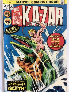 Ka-zar #6, VG,Buscema Art...Alcala..finisher