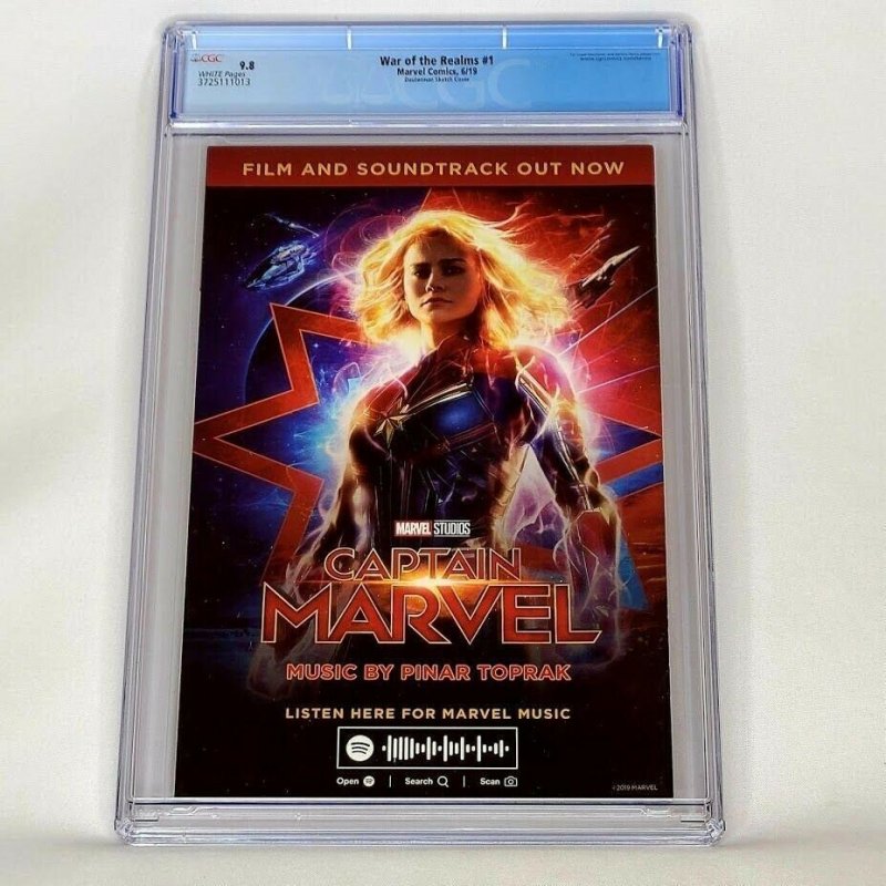 War of the Realms #1 Marvel 2019 CGC 9.8 Dauterman RI Top Census Grade