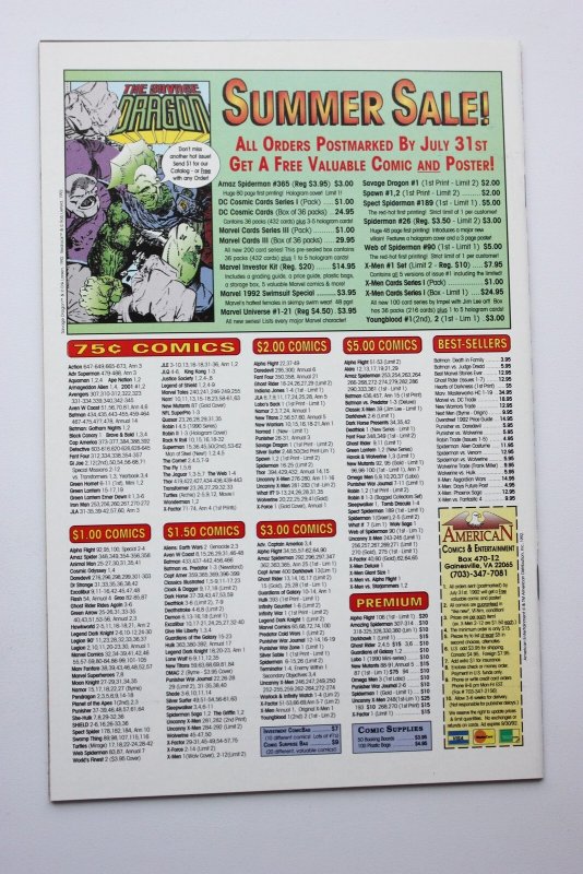 Savage Dragon #1 Image (1992) Savage Dragon [Key Issue] NM